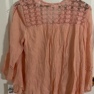 Blossom Lace Details Blouses Core